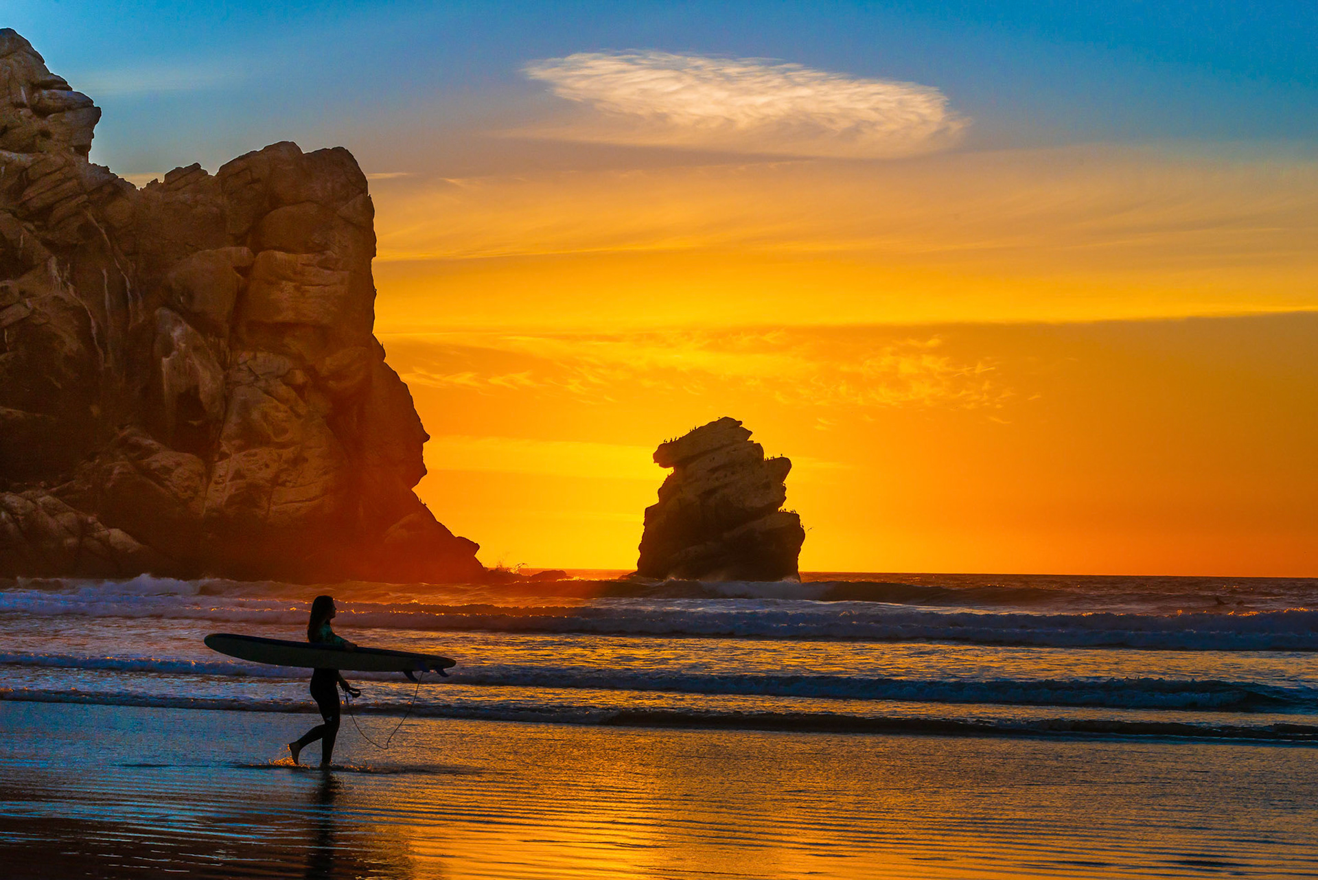 Surfing - Morro Rock Beach