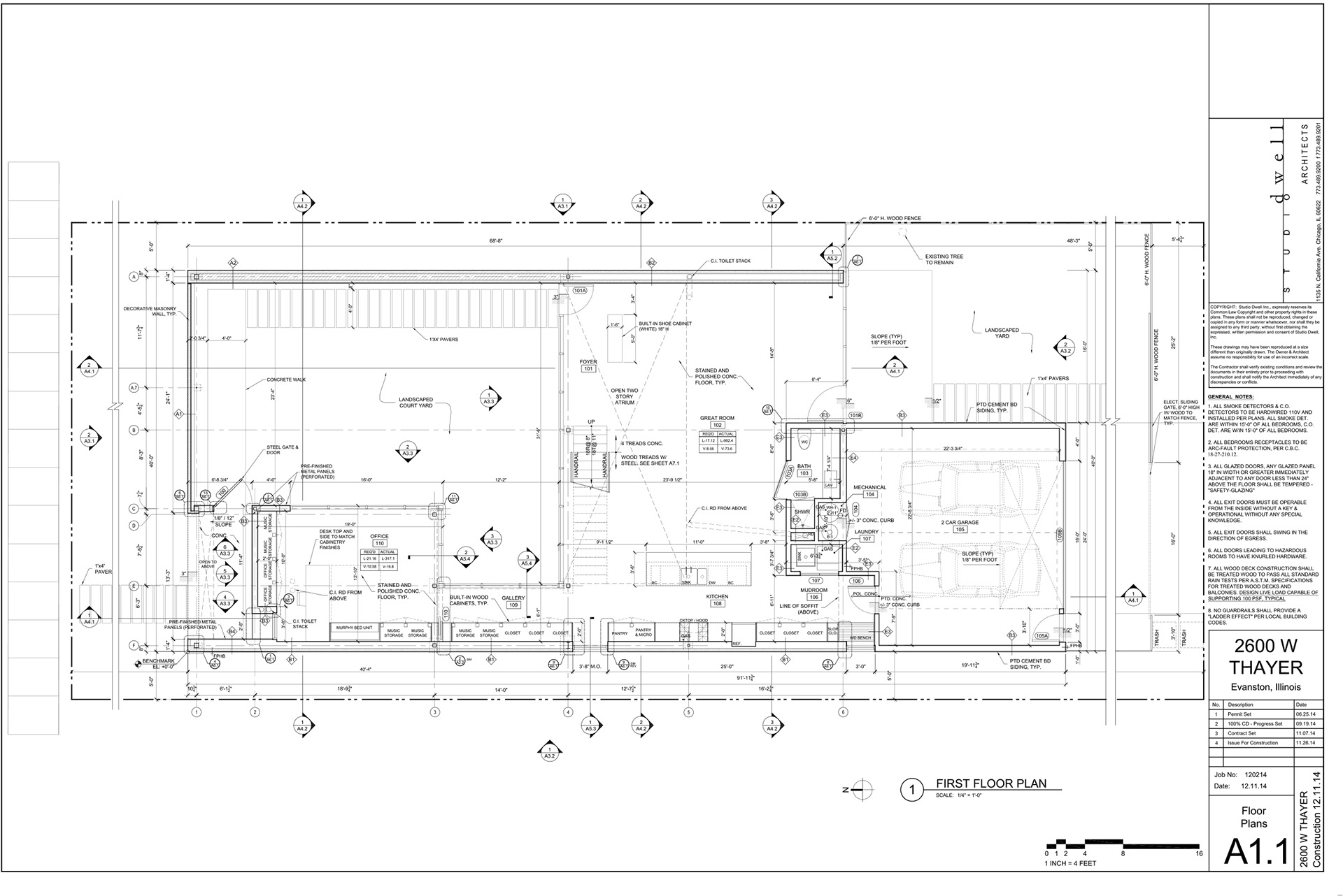 Brooks + Scarpa - Lipton Thayer House E Evanston, IL