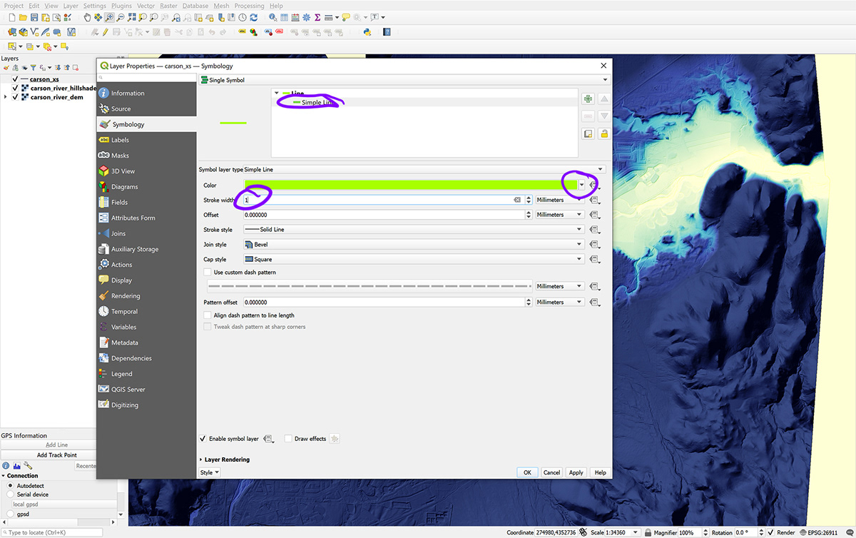 Dan Coe Carto - Creating REMs in QGIS with the Cross-Section Method