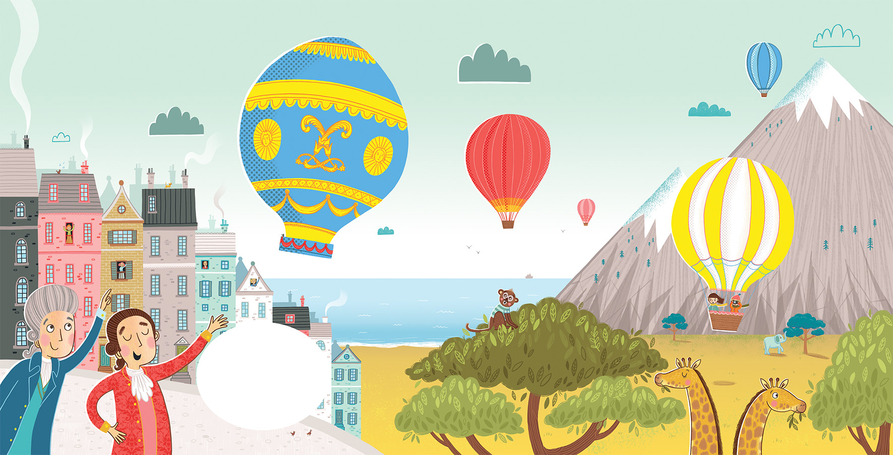 Katy Halford Illustration Around the World in 80 Ways