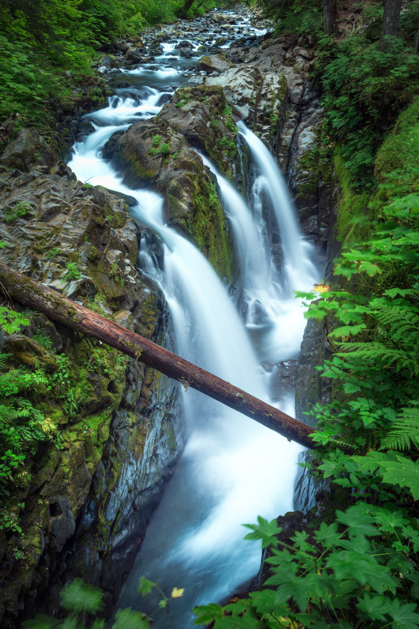 s o l  d u c  f a l l s  1854Glacier National ParkWashingtonAugust 2, 2016PENTAX K-1, TAMRON 28-300mm F3.5-6.3 Ultra zoom XRISO 100 28 mm  6.0 sec at ƒ / 18