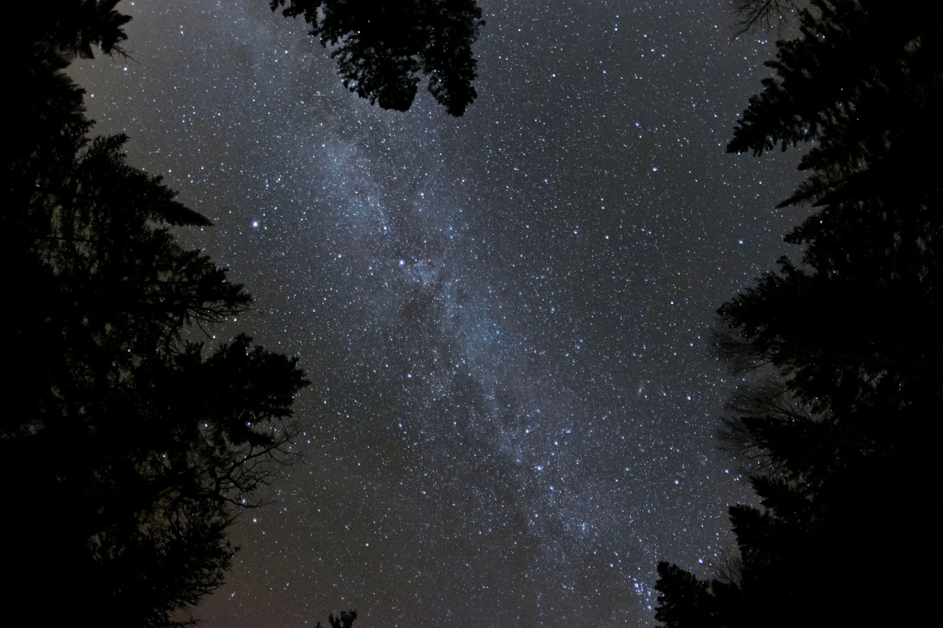 Sky above Tea Lake Dam