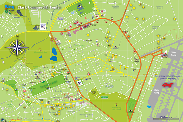 Angeles City Maps - Clark Commercial Center