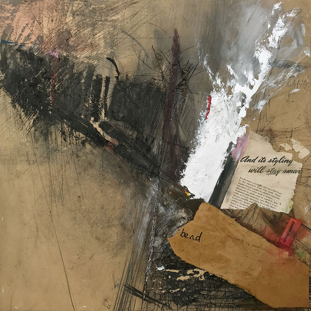 The offer made / March 2019 / Mixed media on board / 50x50cm