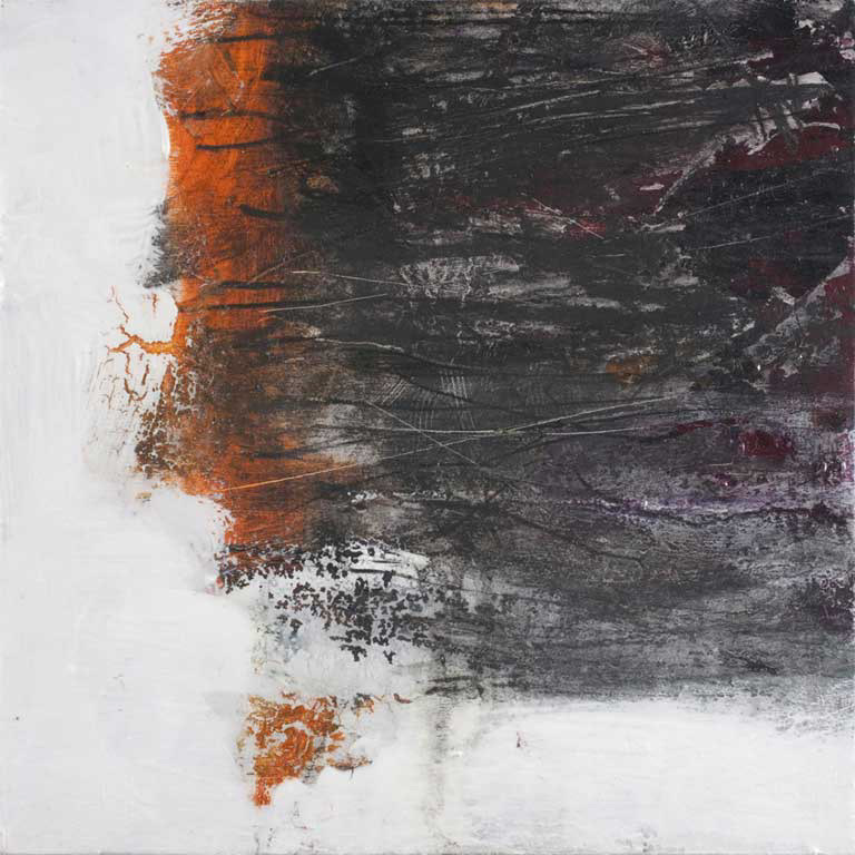 Below the surface / September 2012 / Mixed media on panel / 30x30cm