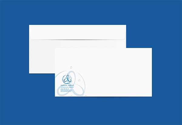 Business letter envelope | Sobre americano de empresa