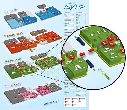 Yuriy Sklyar Re Designing The Edmonton City Centre Mall Directory