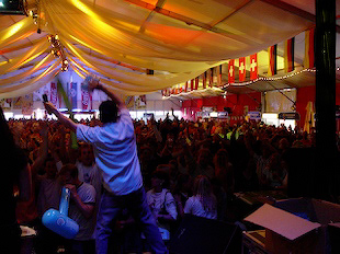 Maik bei der Kieler Woche.
