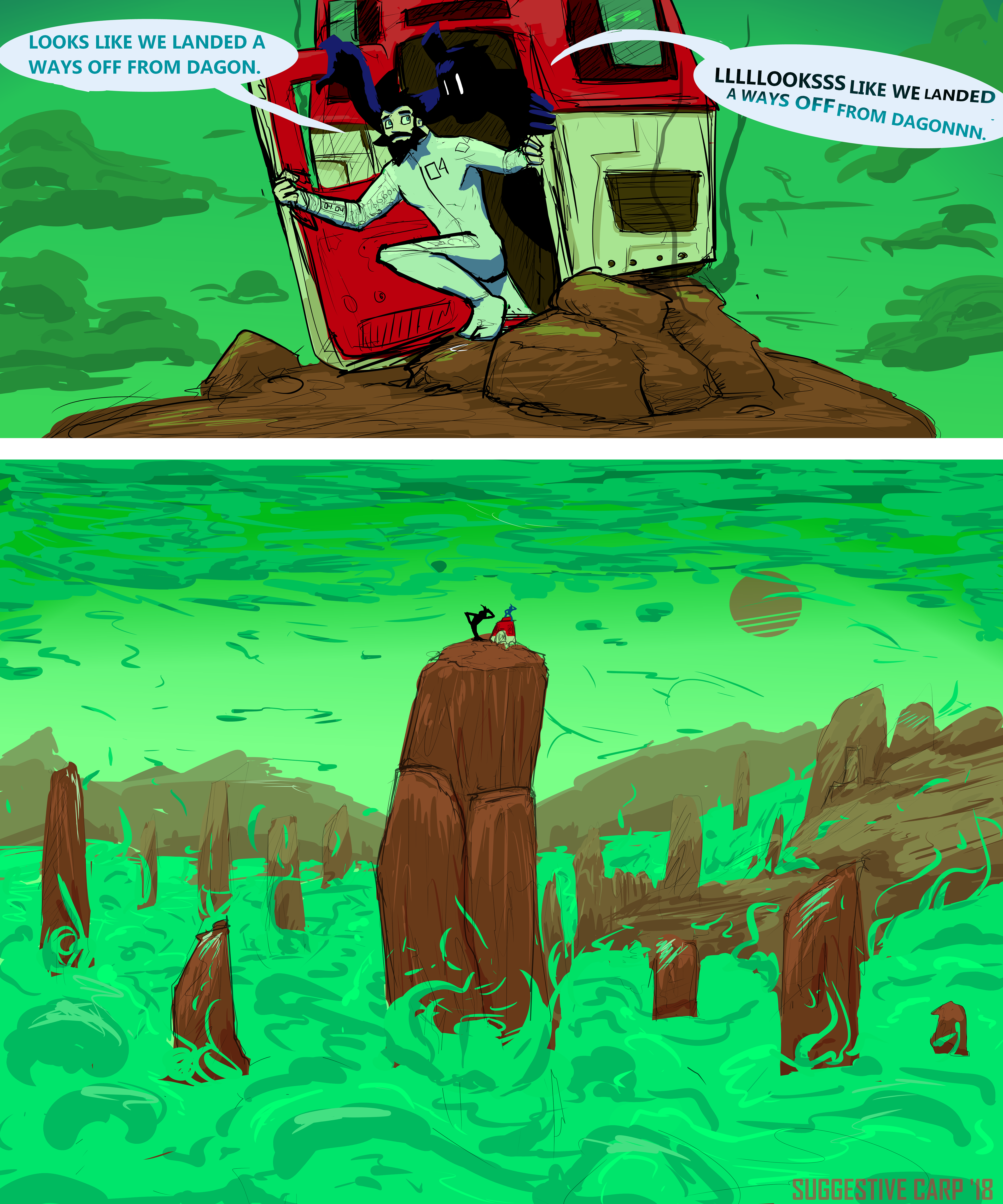 "Still Far From Home" - Gabe and Dopple make it planet-side