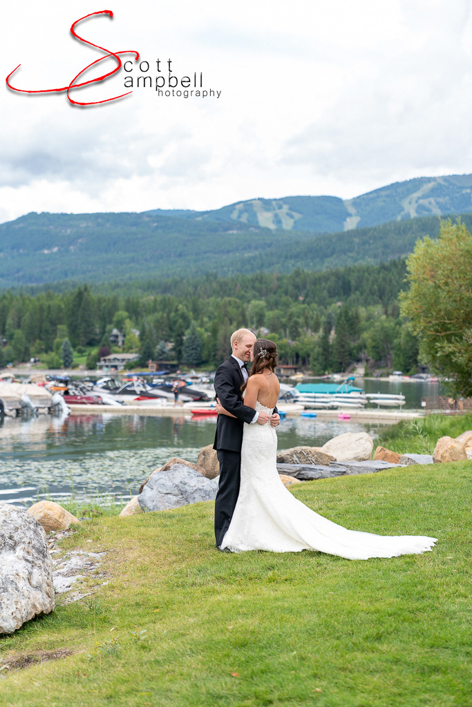 Wedding picture of Tannur and Chelsie. By Scott Campbell Photography MT.