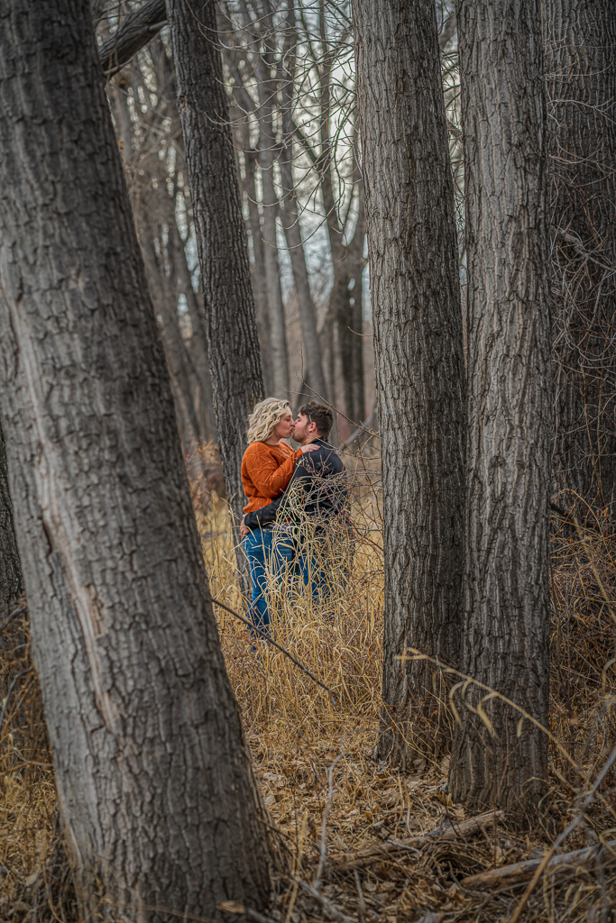 Engagement picture of Ashlee and Jordan. Shot by Scott Campbell Photography MT.