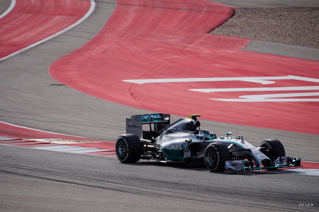 2014 US F1 GP - Nico Rosberg (Team Mercedes AMG)