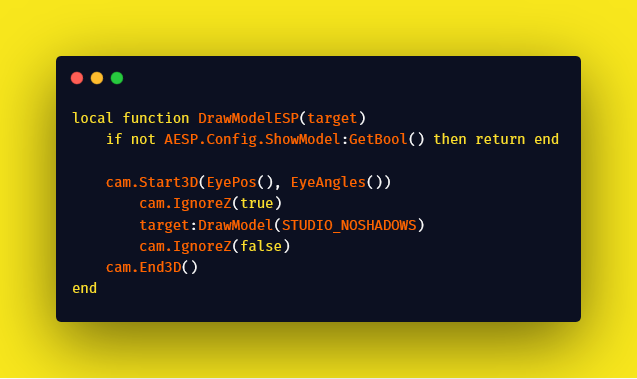 adminESP code excerpt
