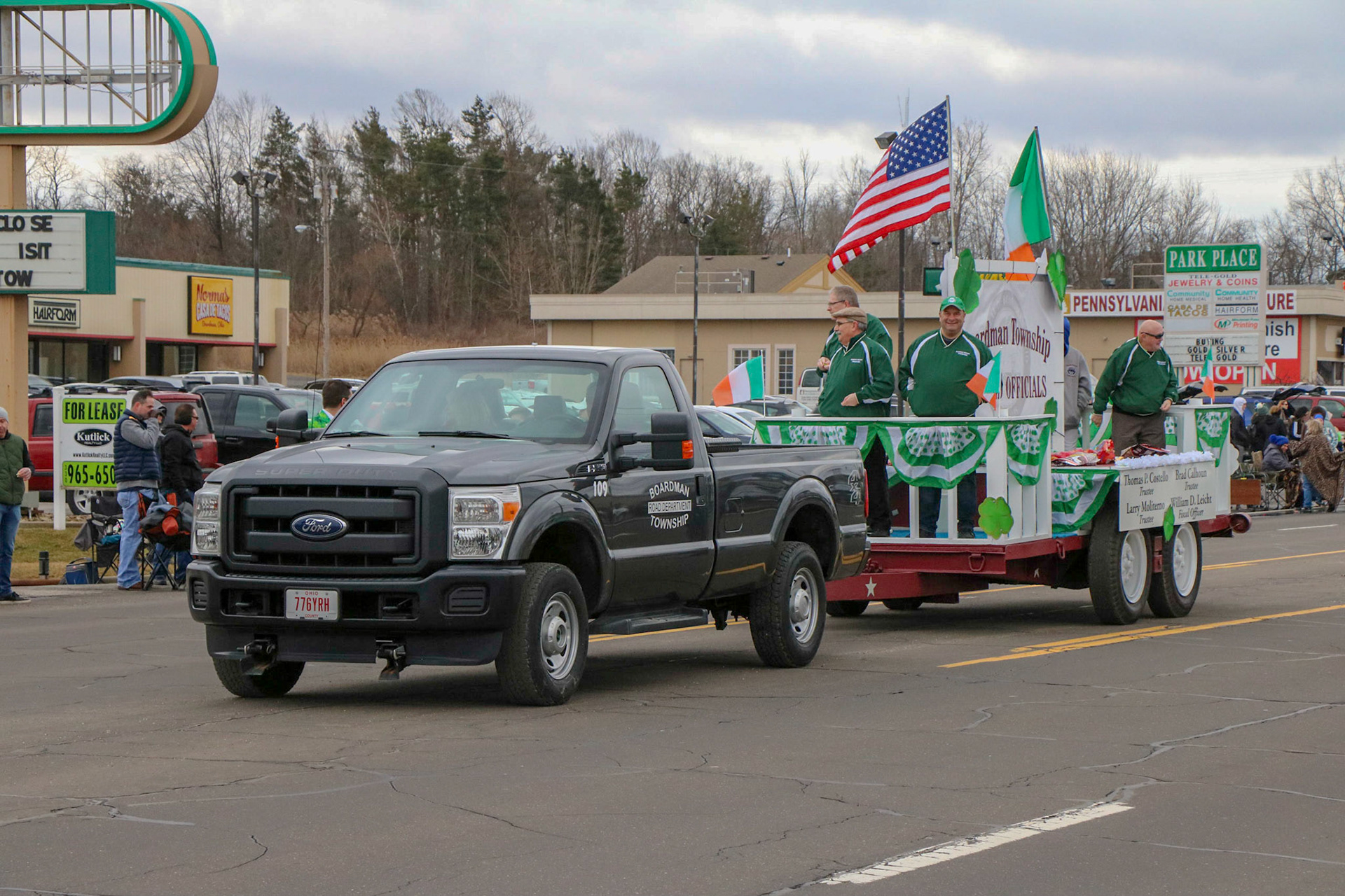 Brandon McFadden Mahoning Valley St Patricks Parade