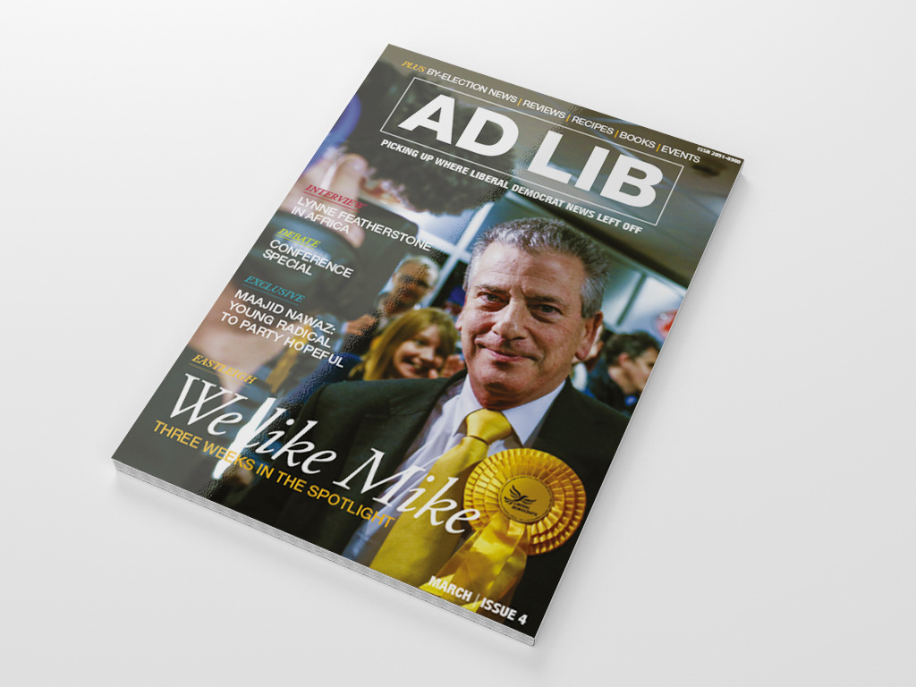 Liberal democrats magazine design