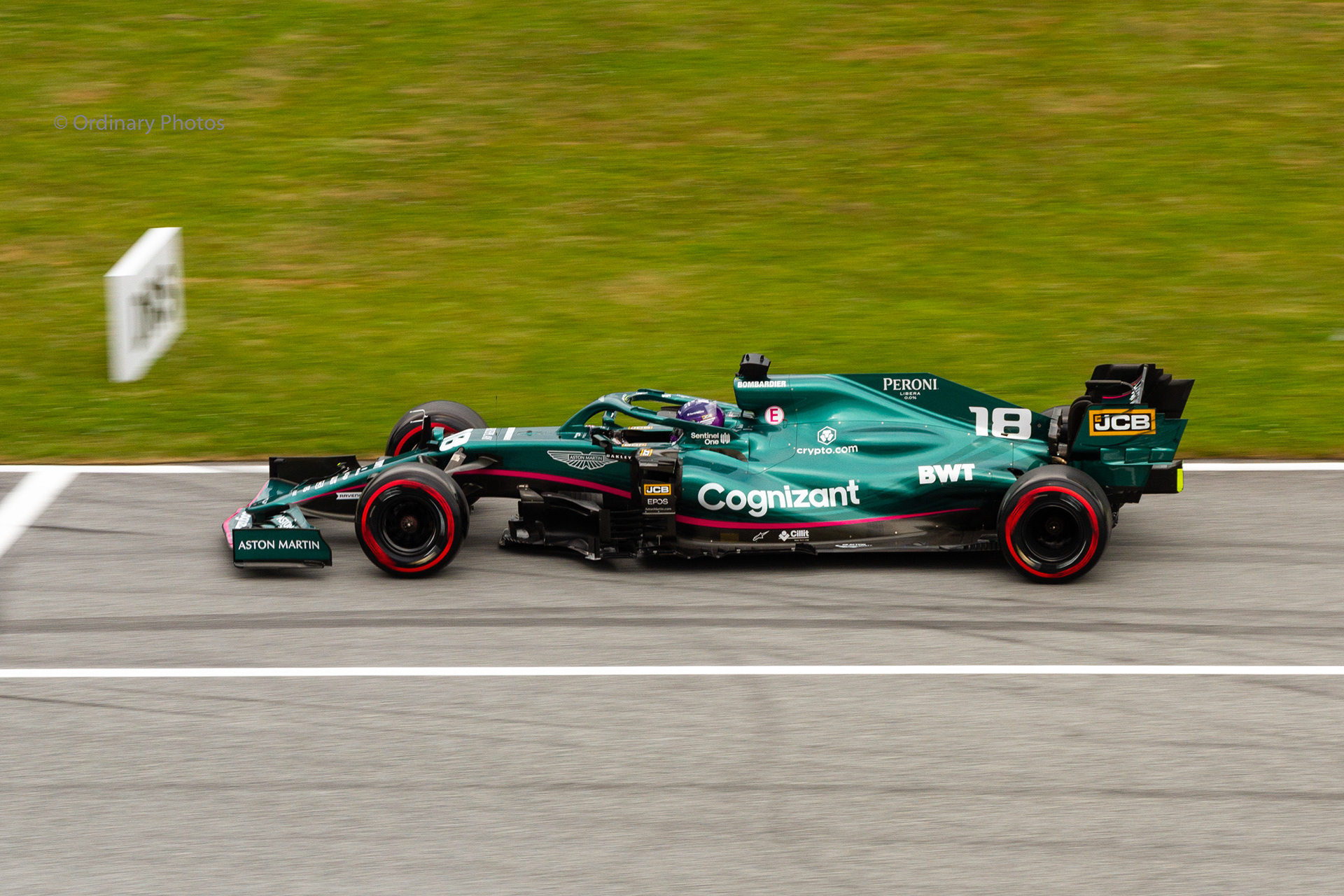 Het mooie British Racing Green van Lance Stroll op F1 Aston Martin in Oostenrijk 2021