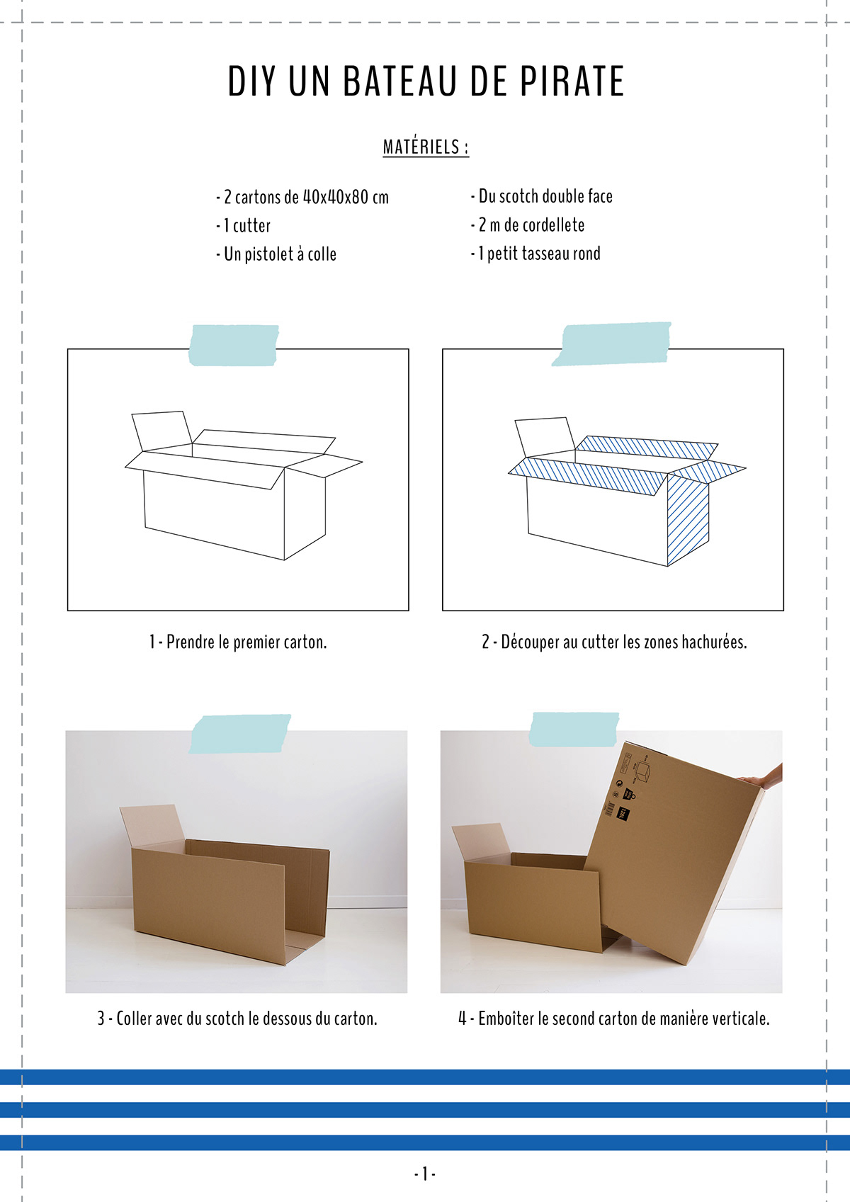 Camille Courrié | Design graphique & illustration - DIY Bateau de