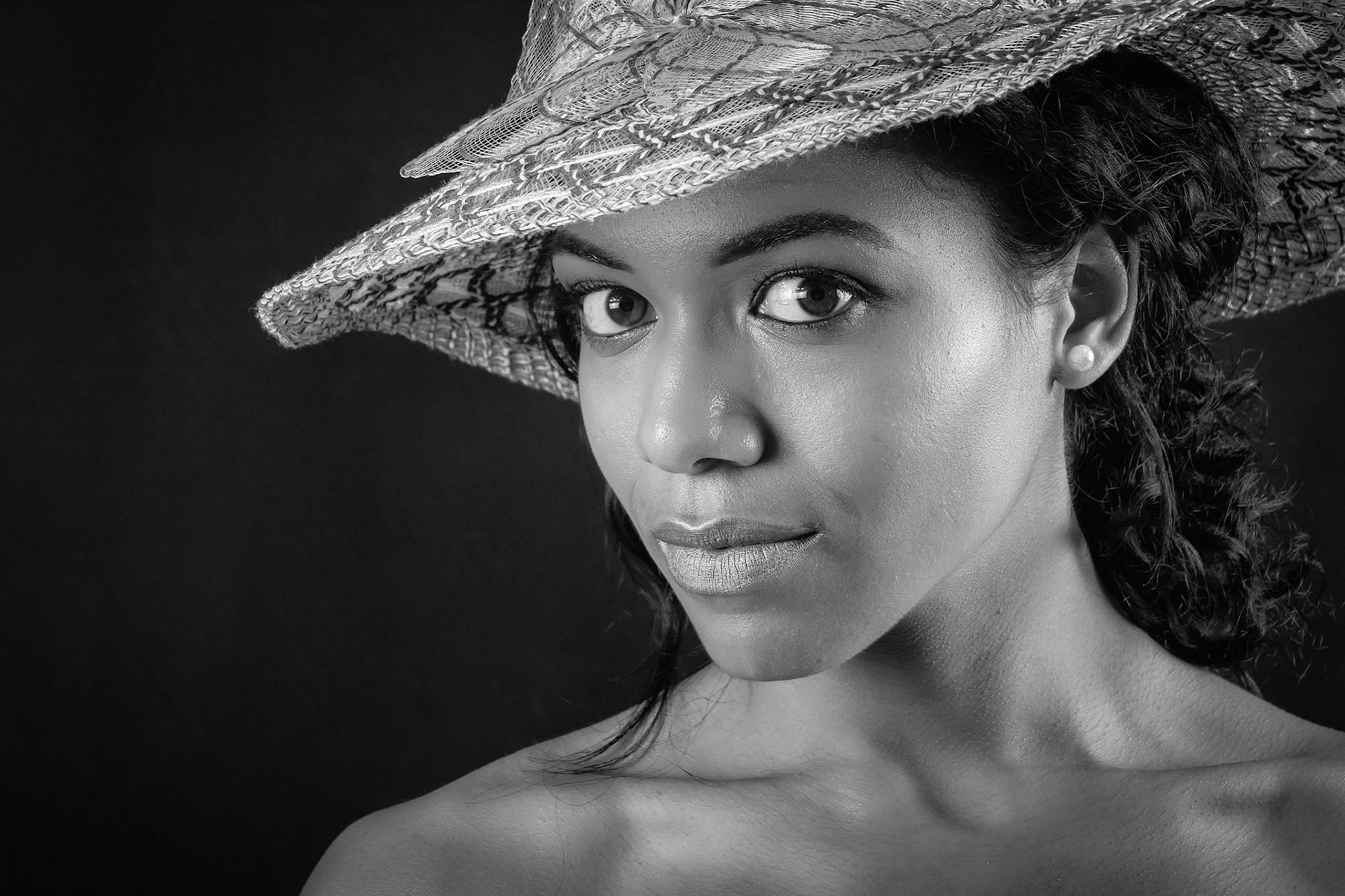 Girl Wearing Hat