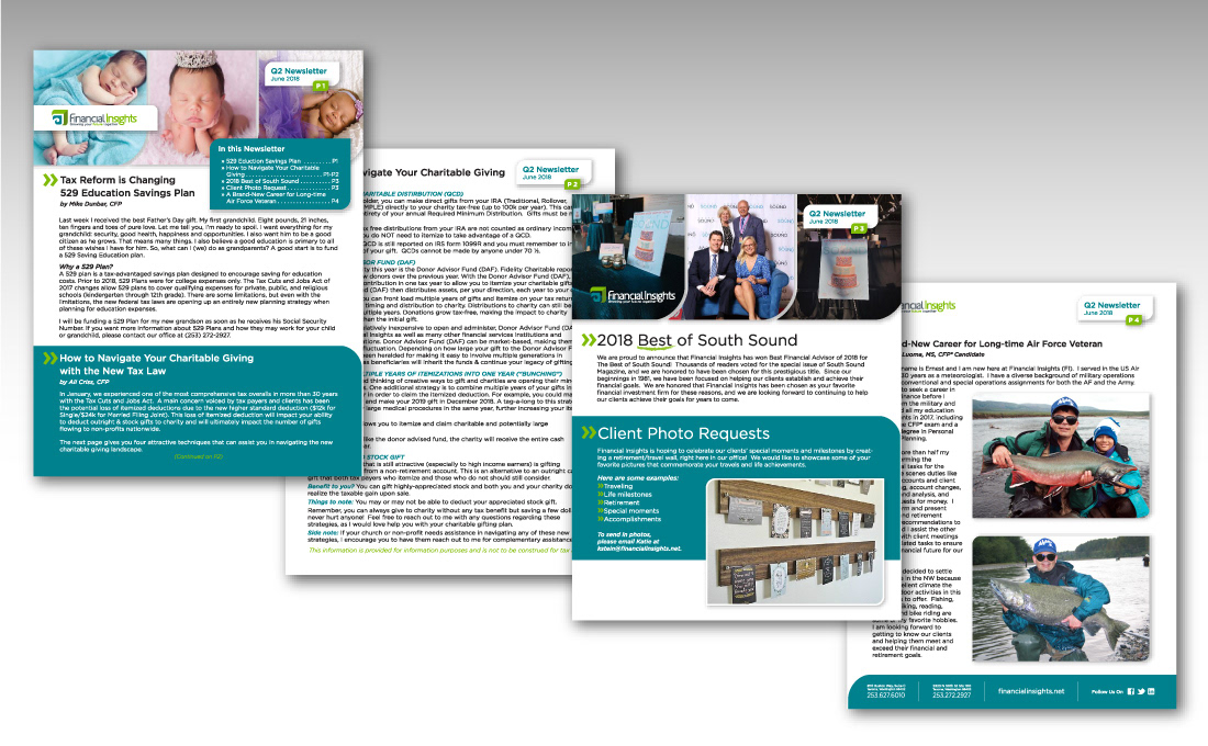 4pg Newsletter Design
