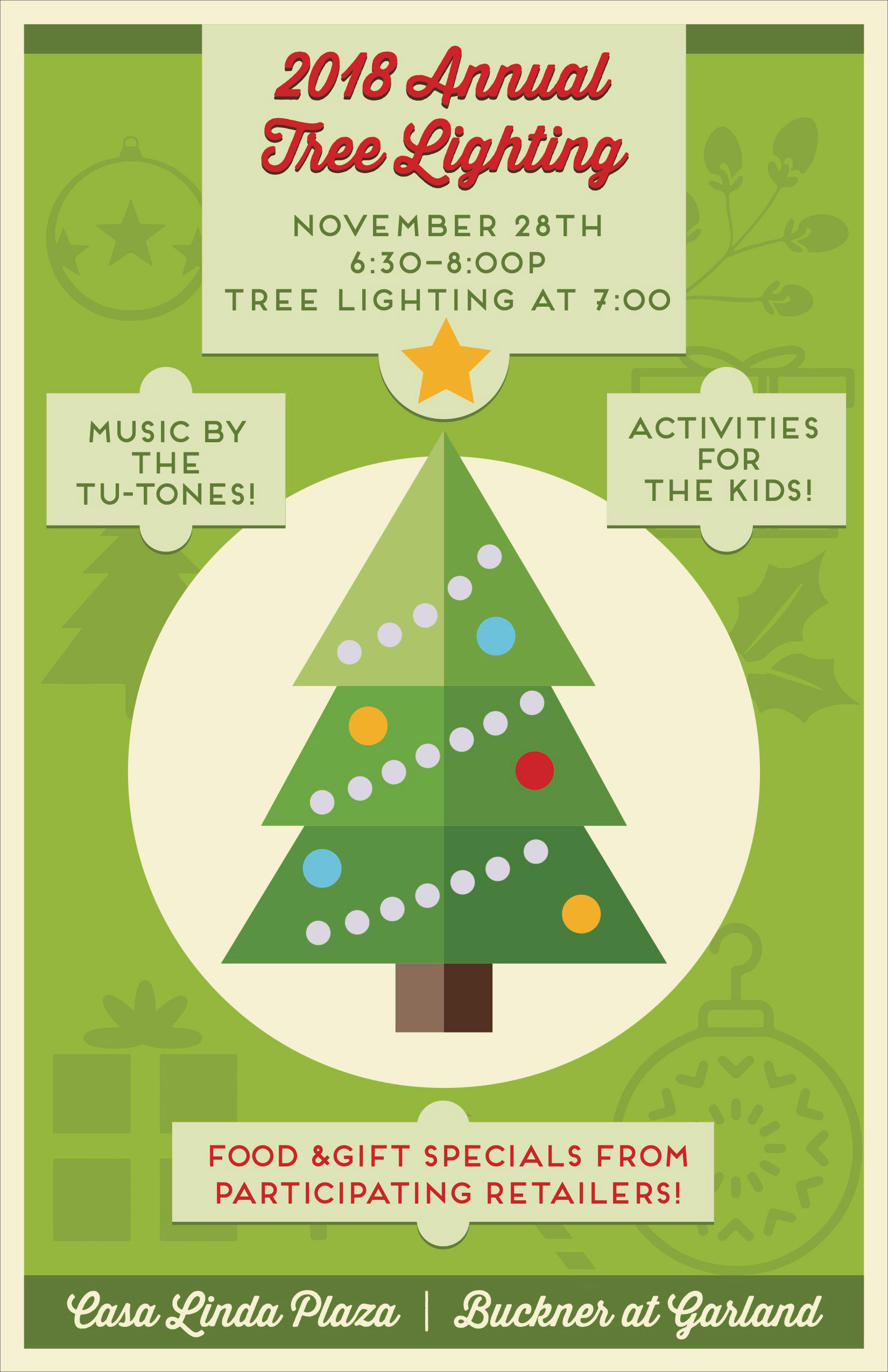 Poster for Christmas event