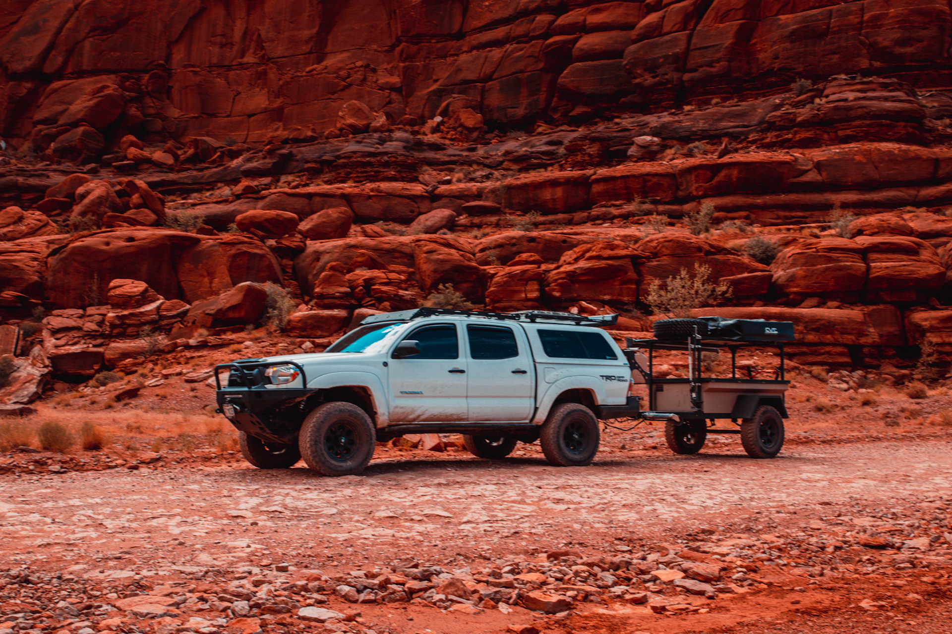 Our chariot. Not pictured: the awnings that came in clutch. 