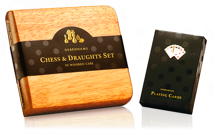Debenhams packaging design for games range