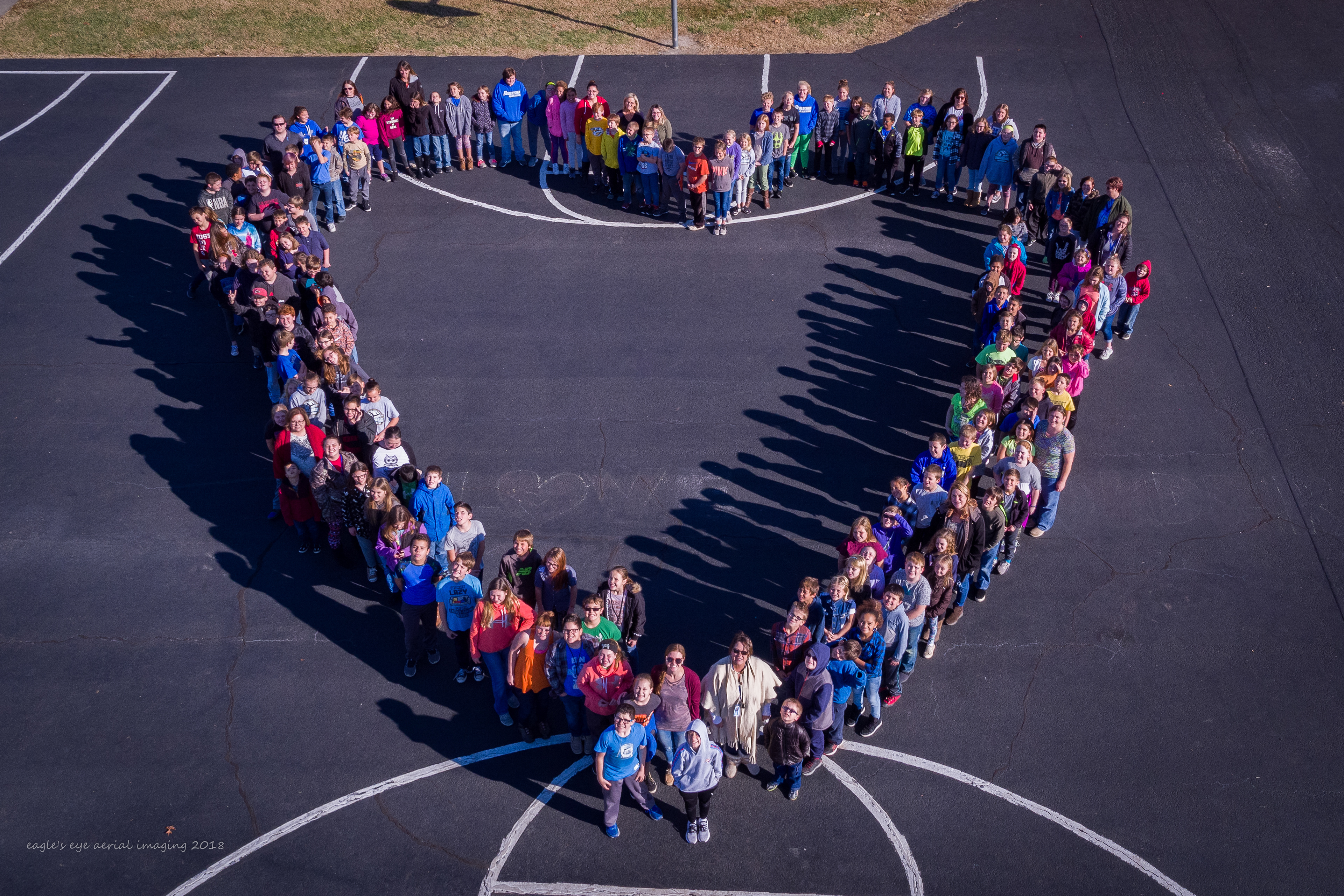 An image we captured for the Neodesha PTO's Love is Louder Week. 