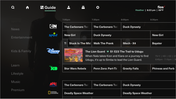 Channel Guide