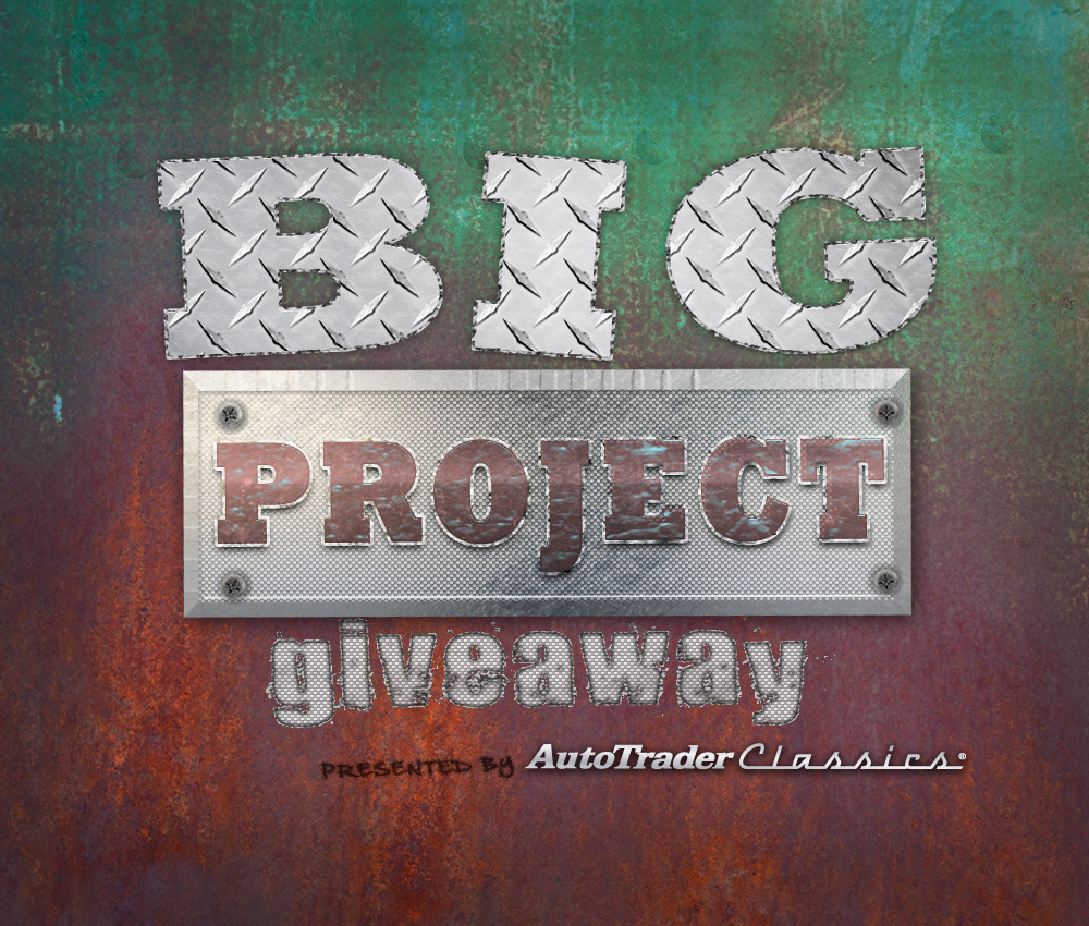 Classic Car Sweepstakes (for restoration project cars)