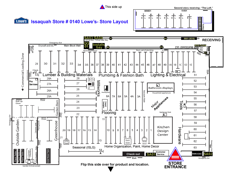 kevin sundquist Lowe s Store Map