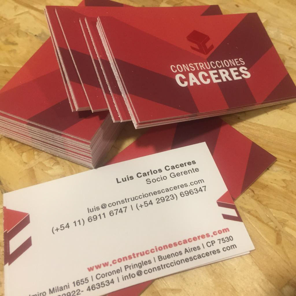 Tarjetas personalizadas sectorizadas