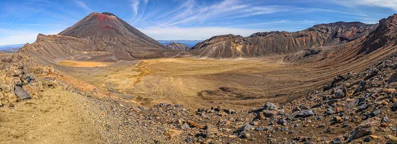South Crater and Mt Ngauruhoe, Tongariro National Park - Manawatu-Wanganui 