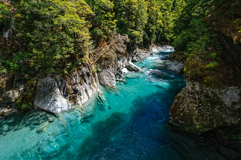 Blue Pools, Makarora, Haast Pass - Otago