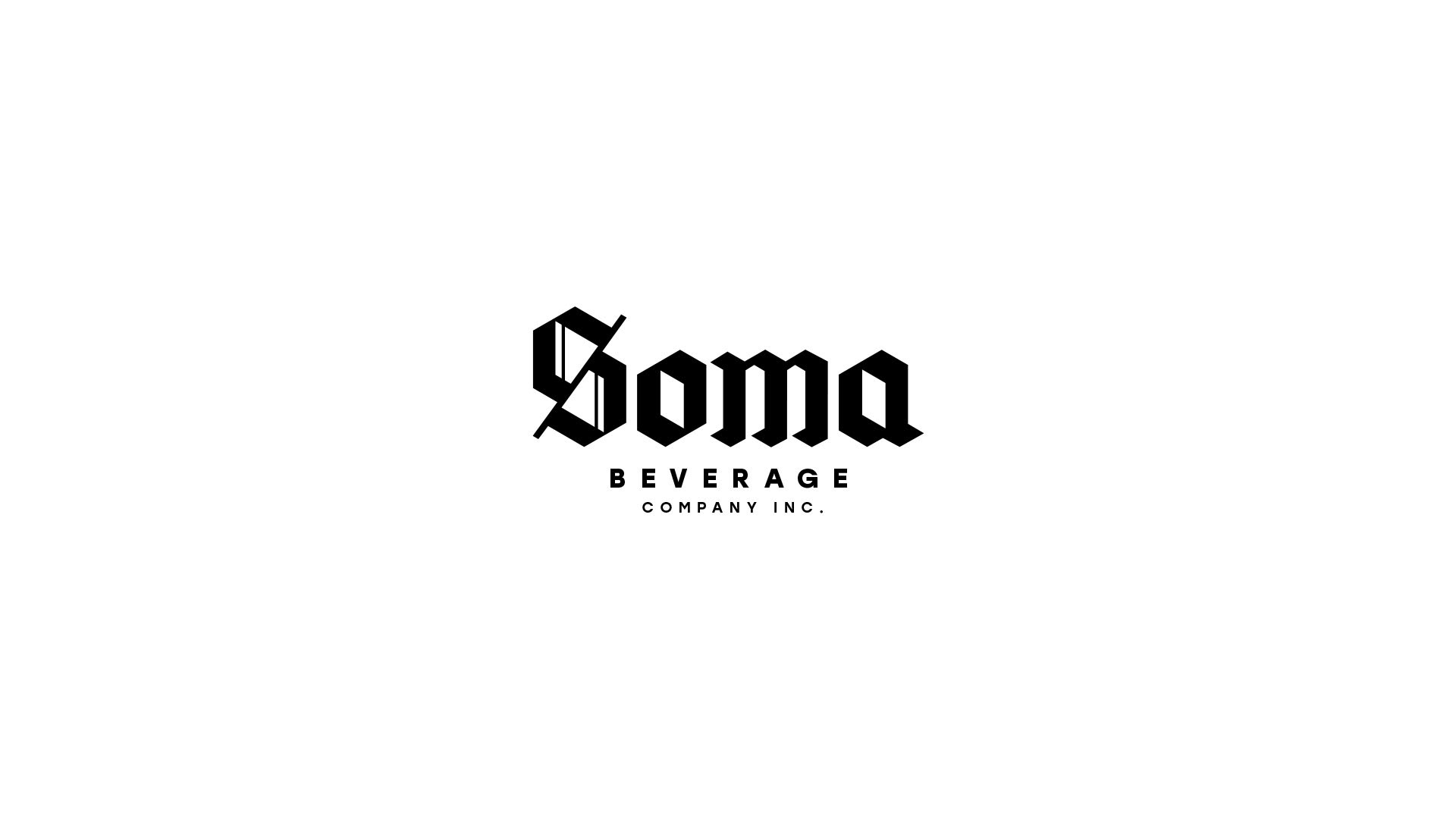 Soma Beer Beverage California Logo Design by Jeffrey Dirkse