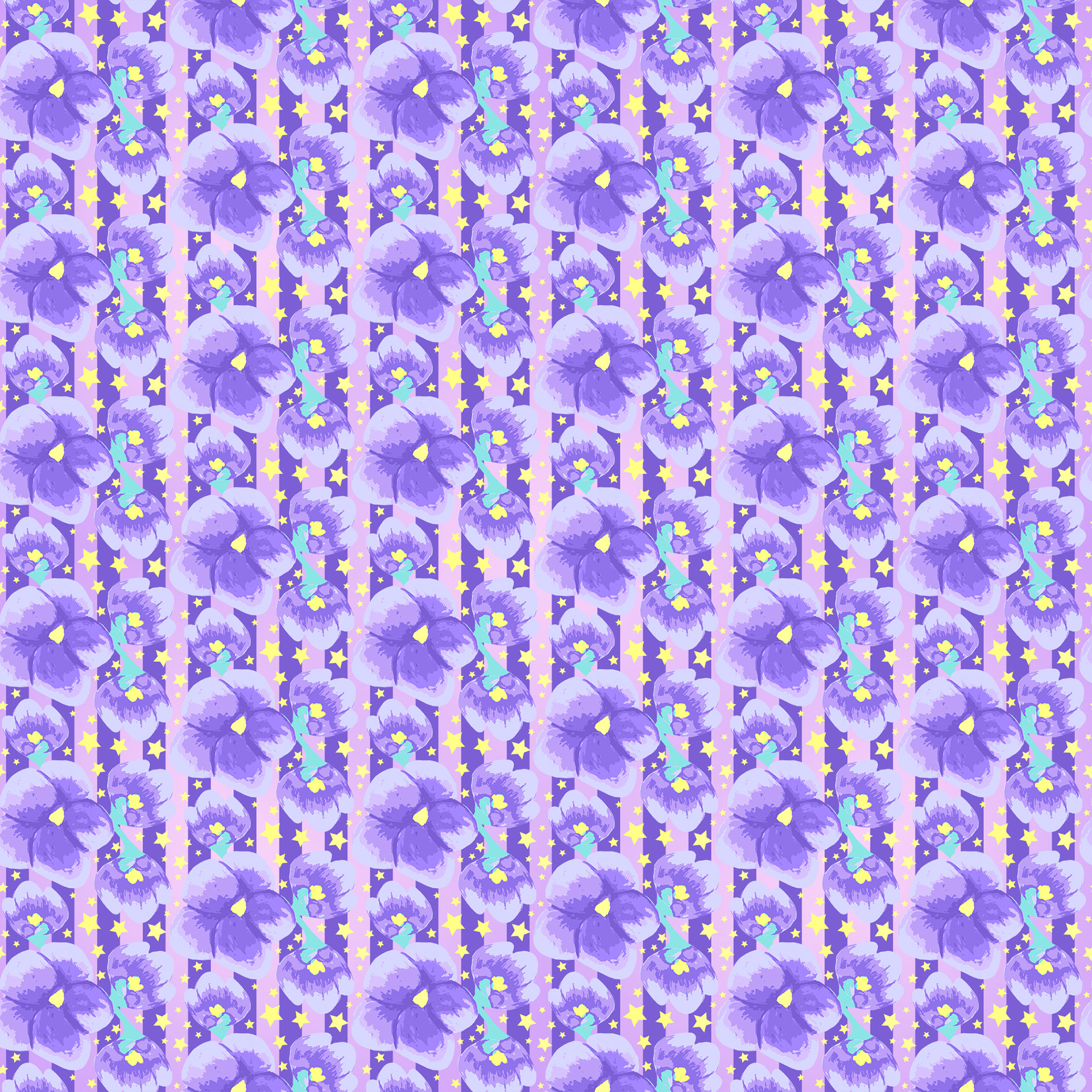 Violets and Stripes, 2020