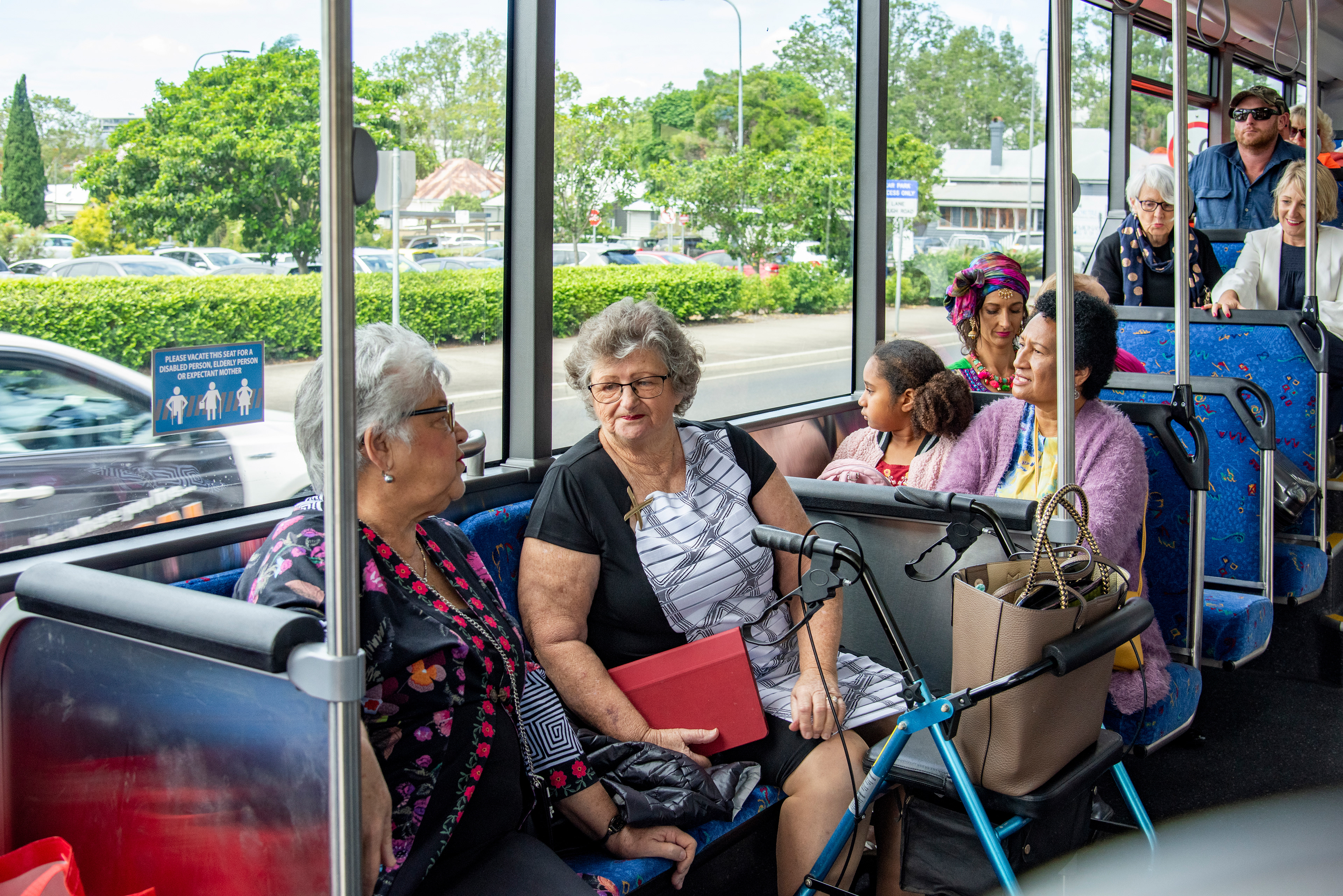 Toowoomba bus passengers