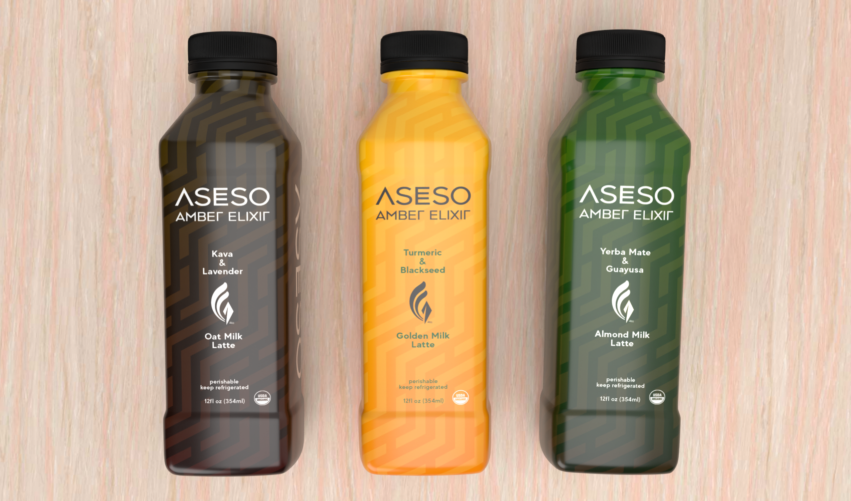 "ASESO" brand identity.