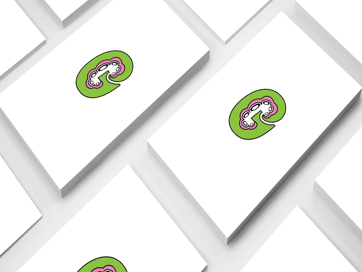 Logo system for Geeky Comedy Seattle.
