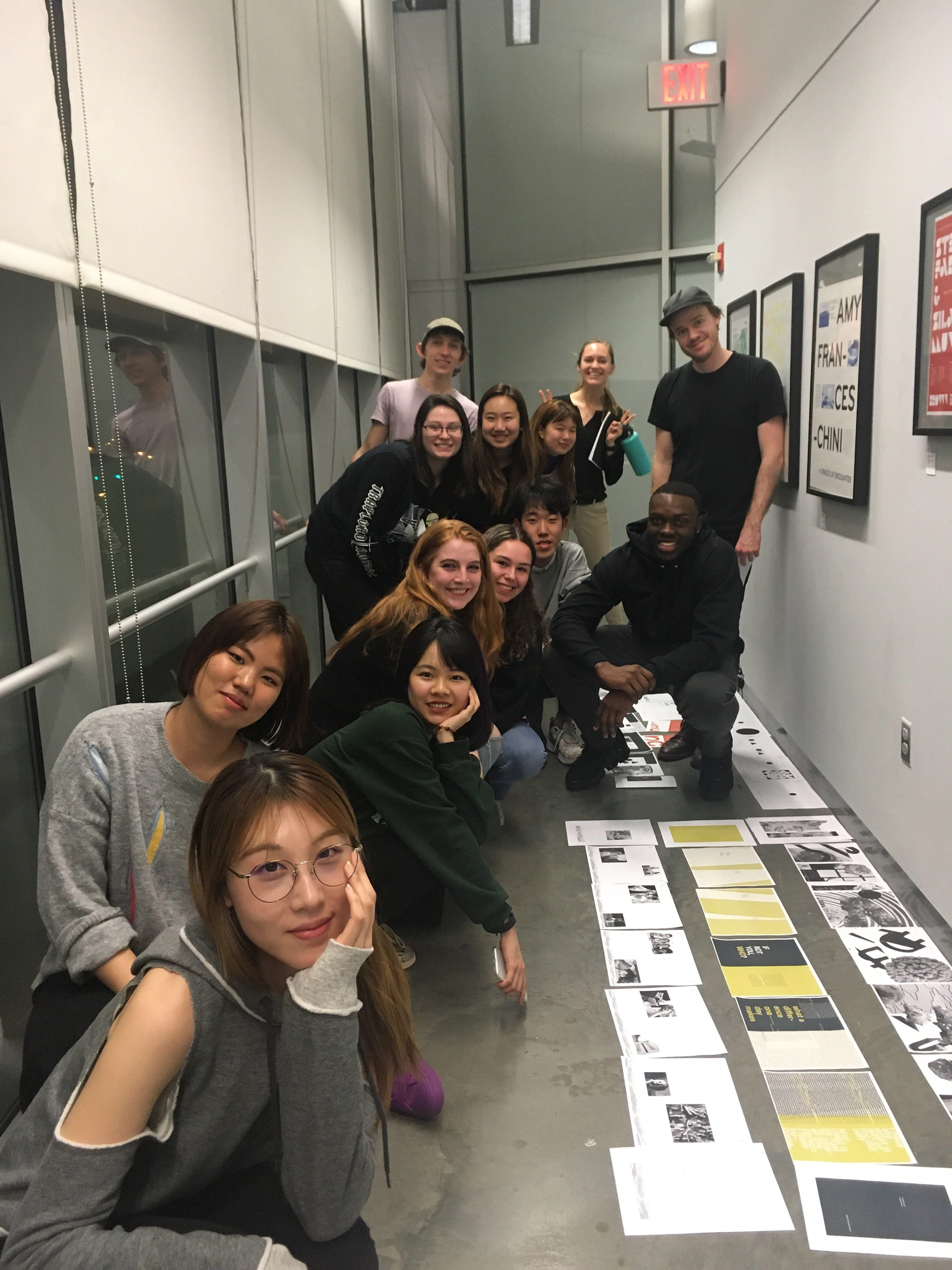 Team Baseline with visiting designer Young Sun Compton