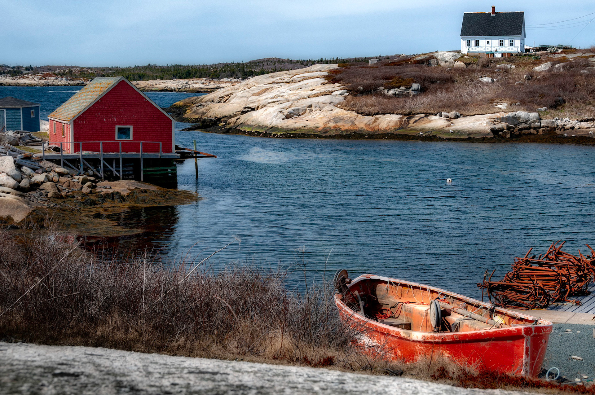 Peggy's Cove Harbor Entrance, Nova Scotia