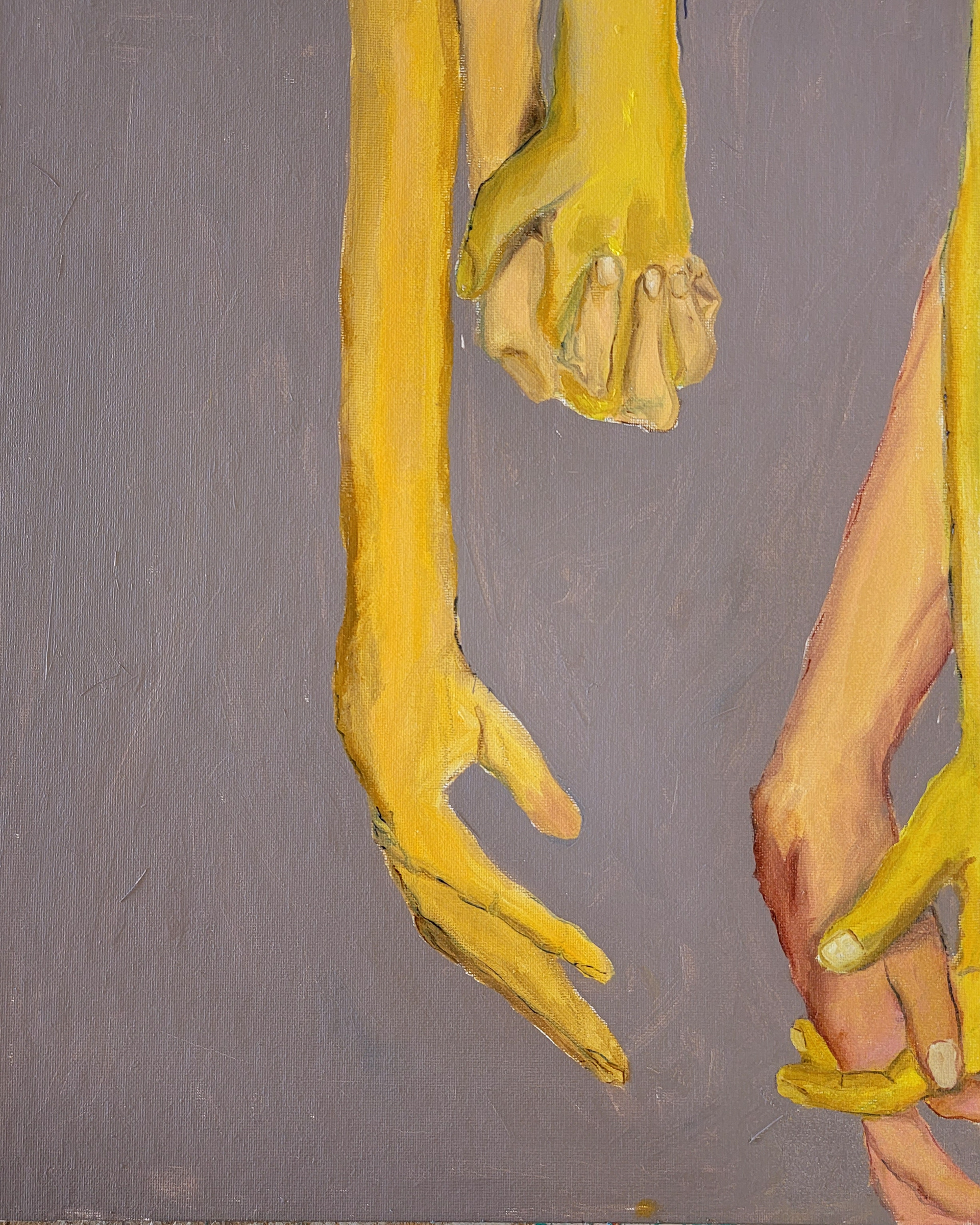 without me, oil on canvas 12x16