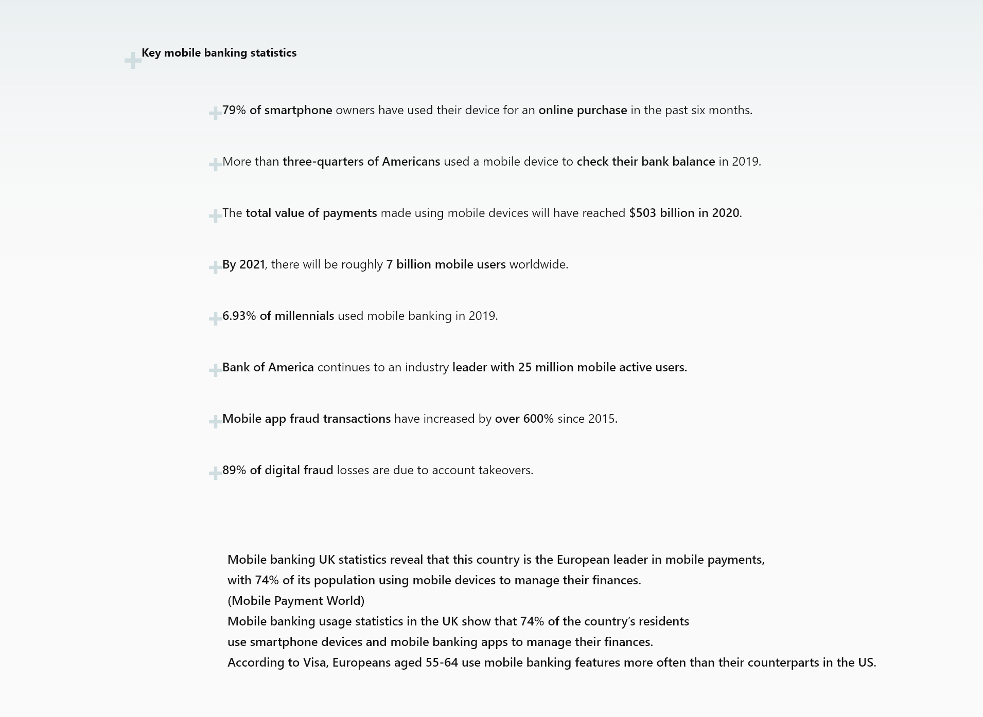 Research data - mobile banking statistics