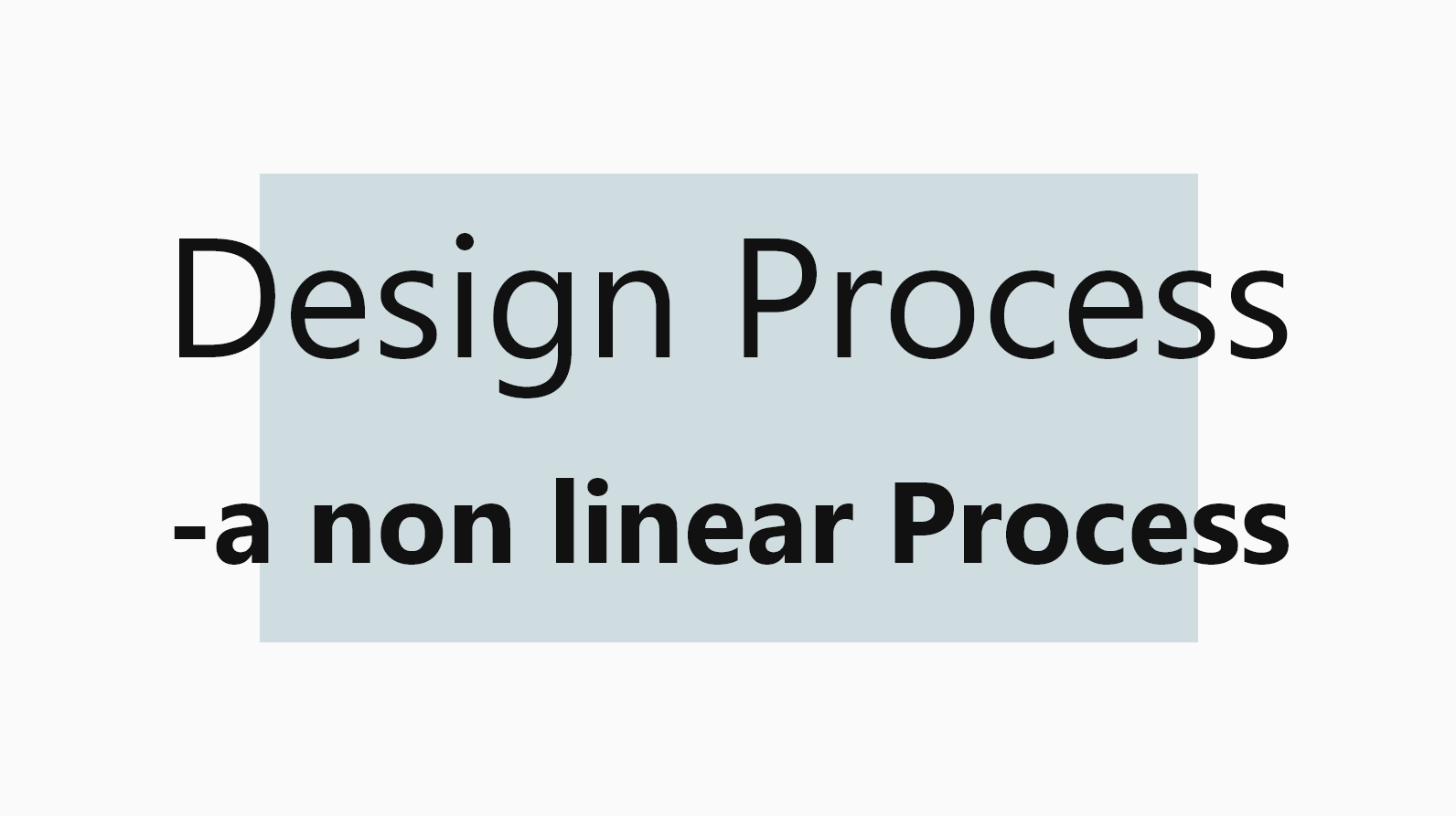 Design Process
