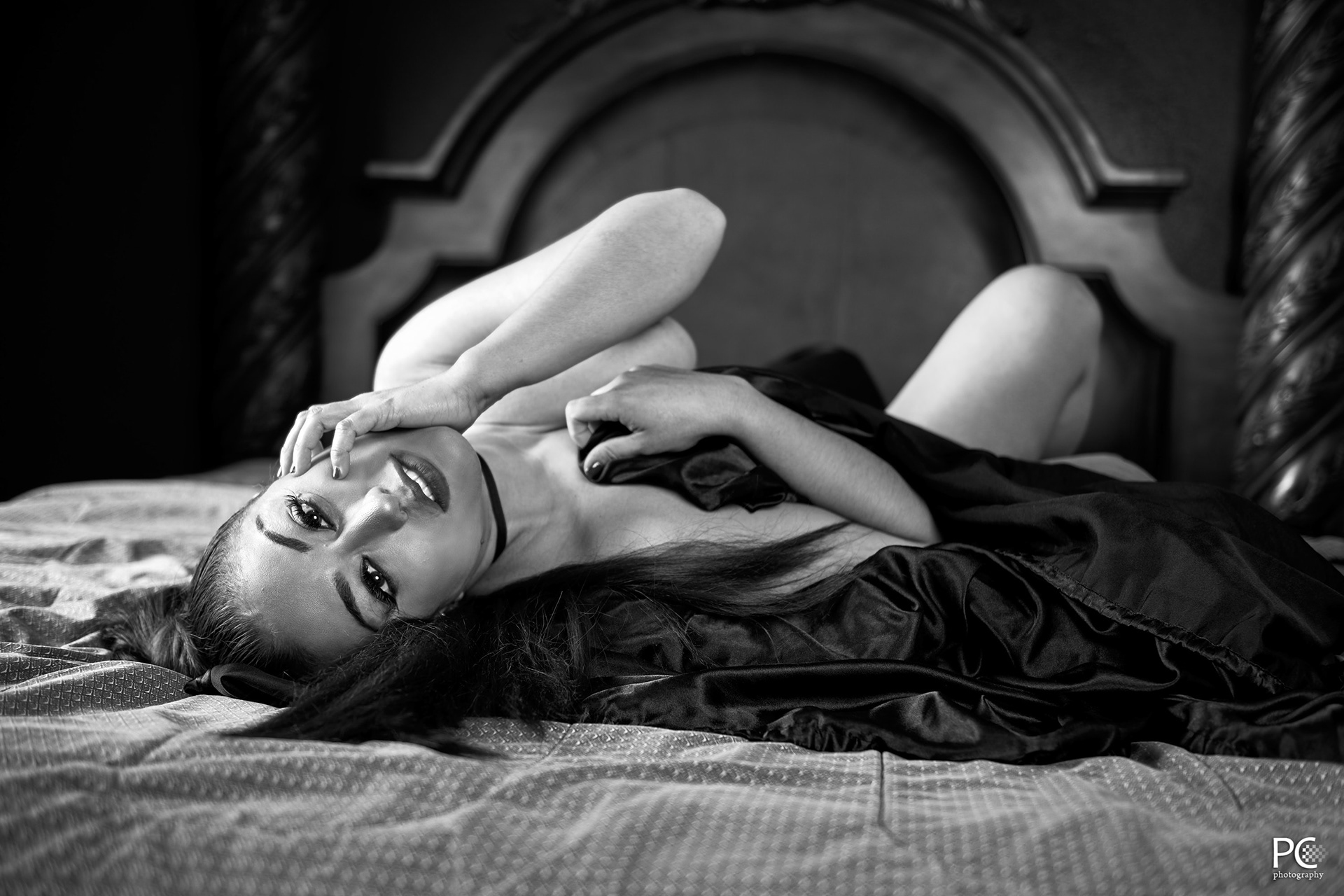 Black and White Boudoir
