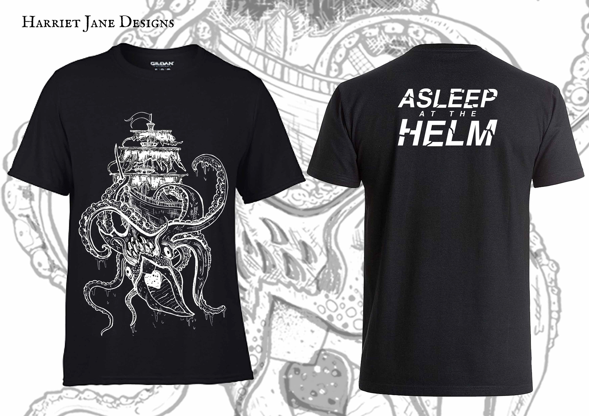 Asleep at the Helm Tee