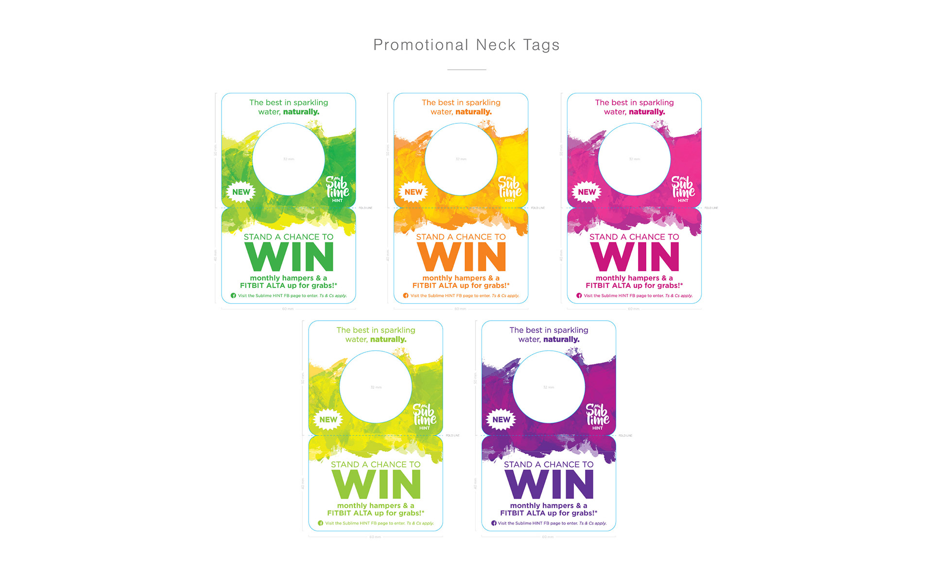 Sublime HINT: Promotional Bottle Neck Tags