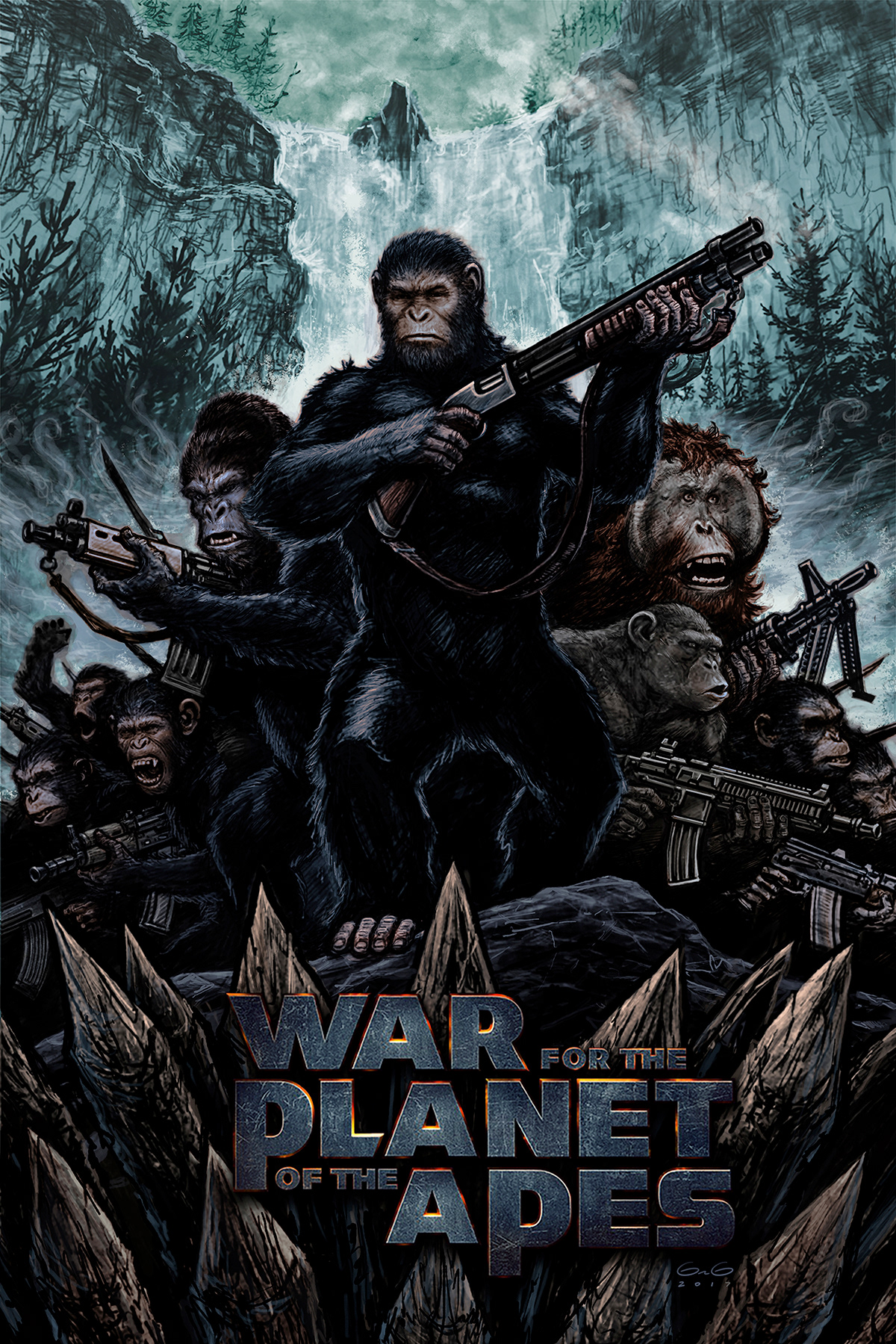 Greg Luzniak War for the of the Apes