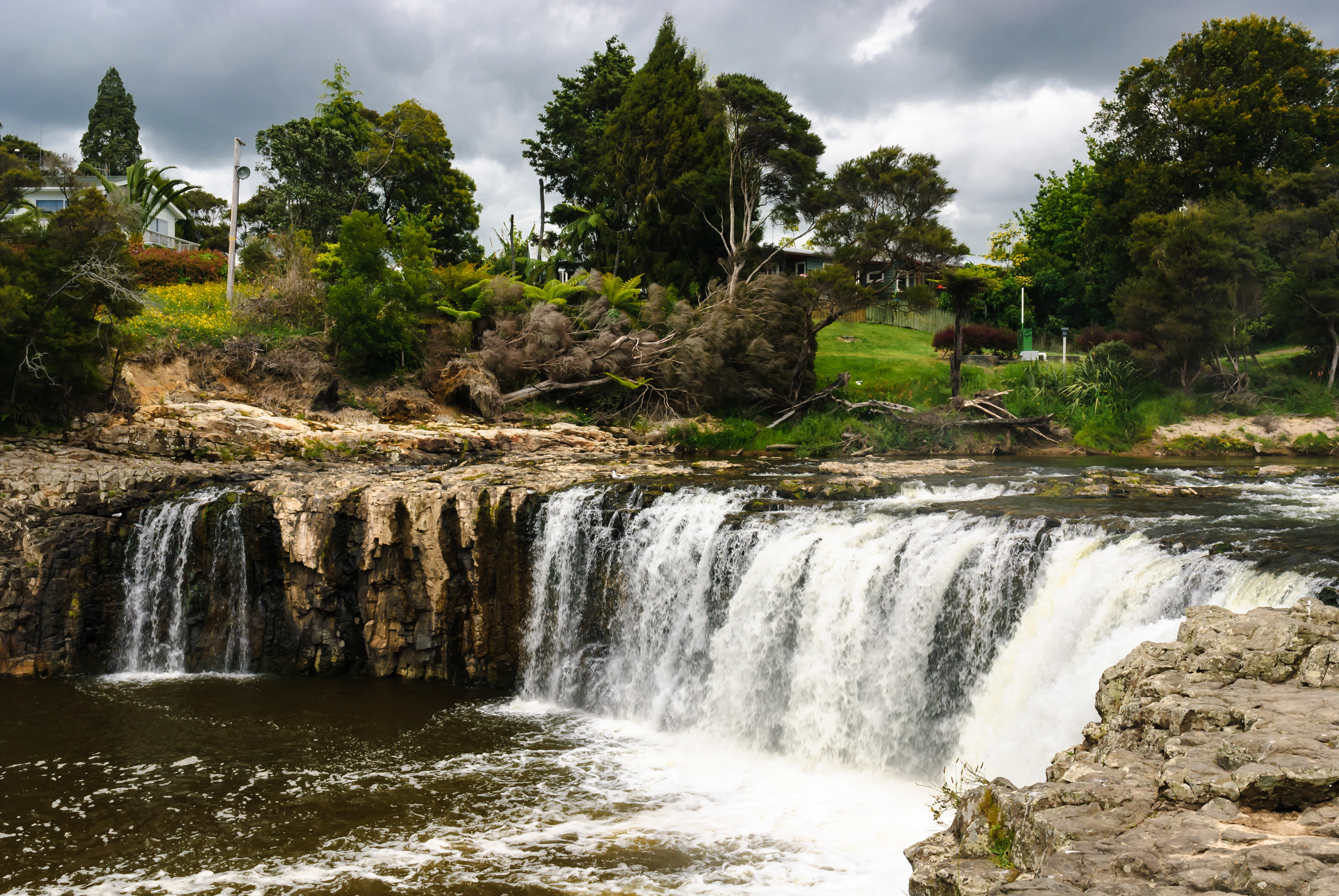 Haruru Falls on the Waitangi River, New Zealand
