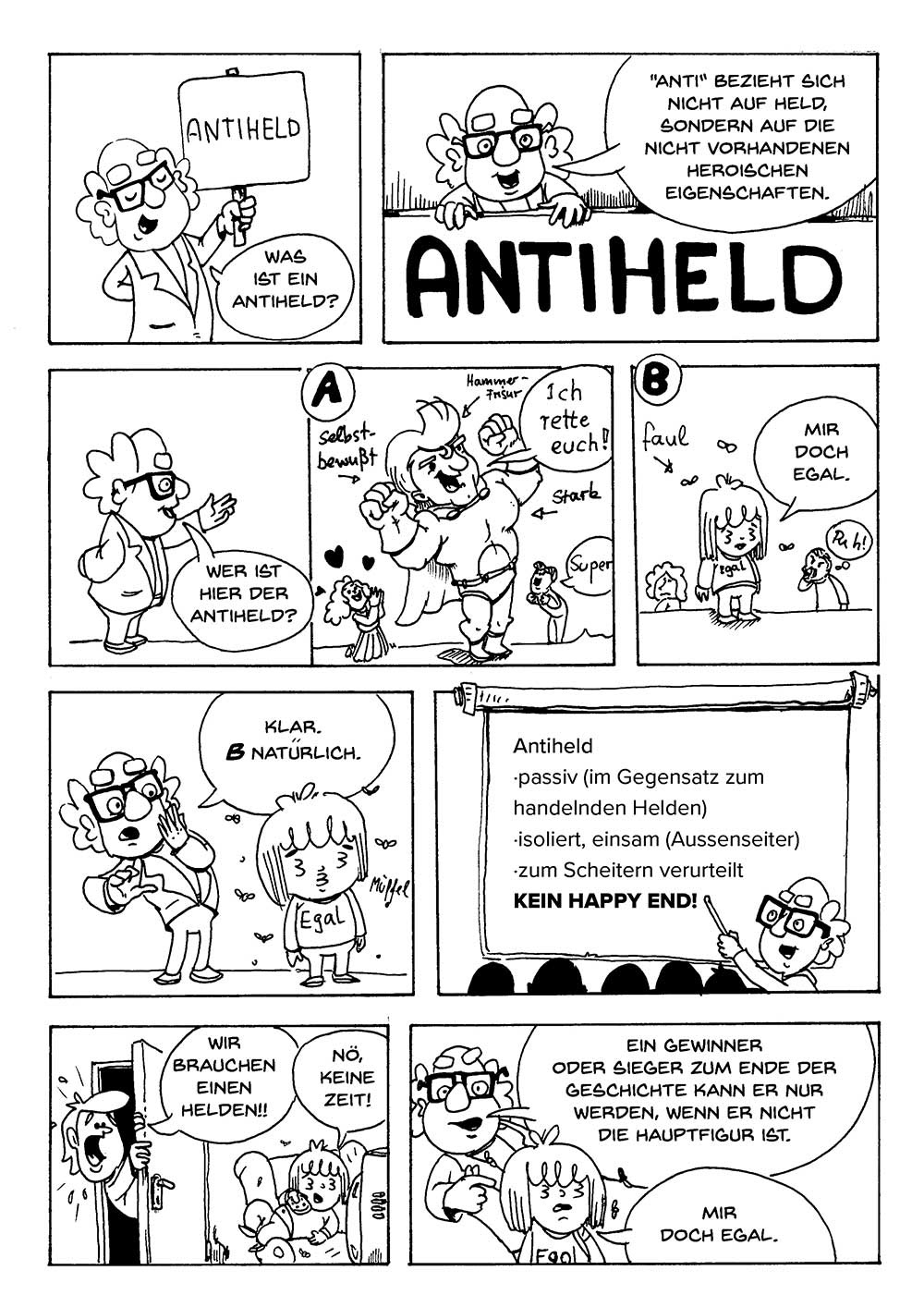 Anti Helden Comic