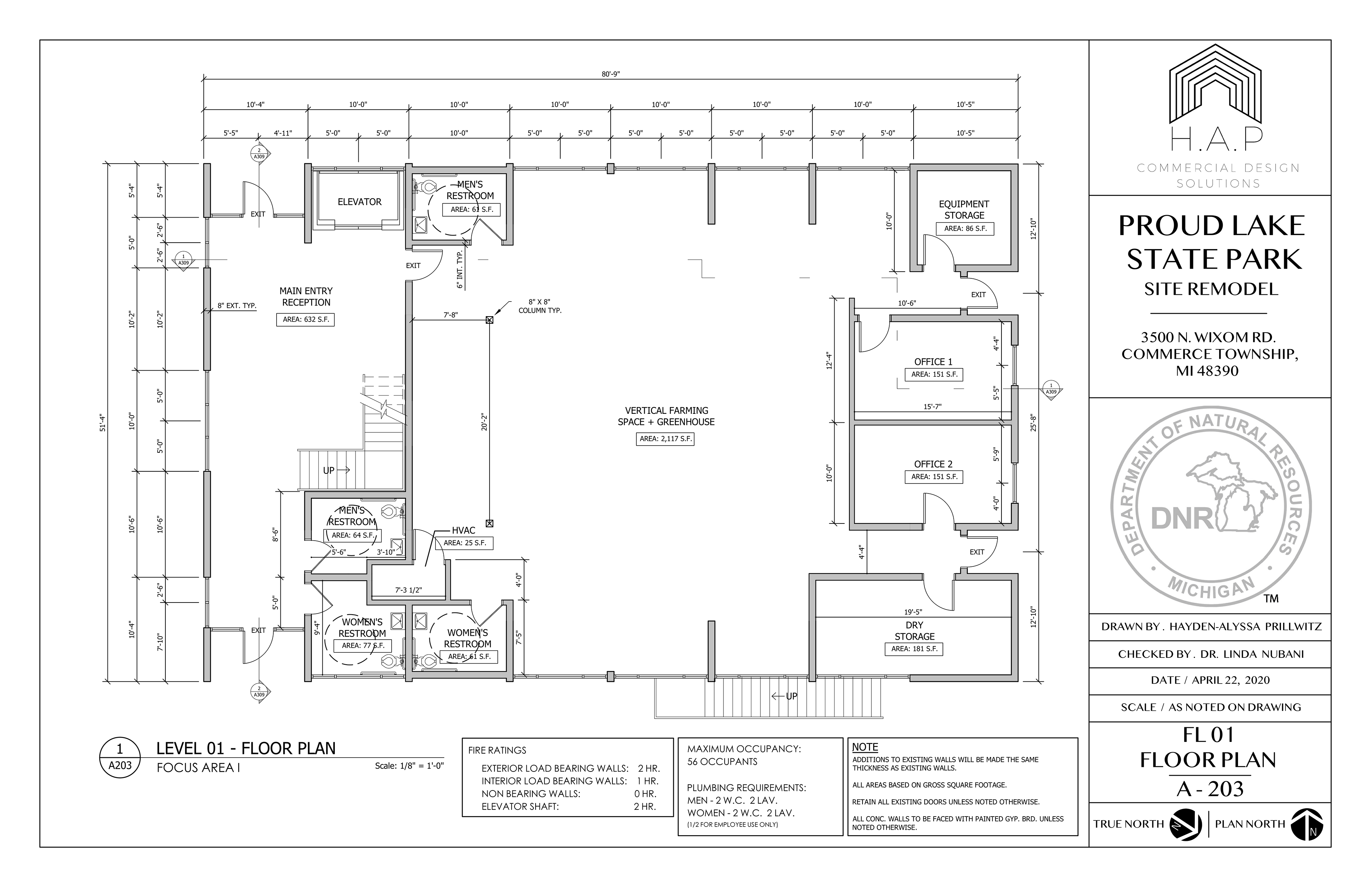 Building 1 . FL 01 . Floor Plan